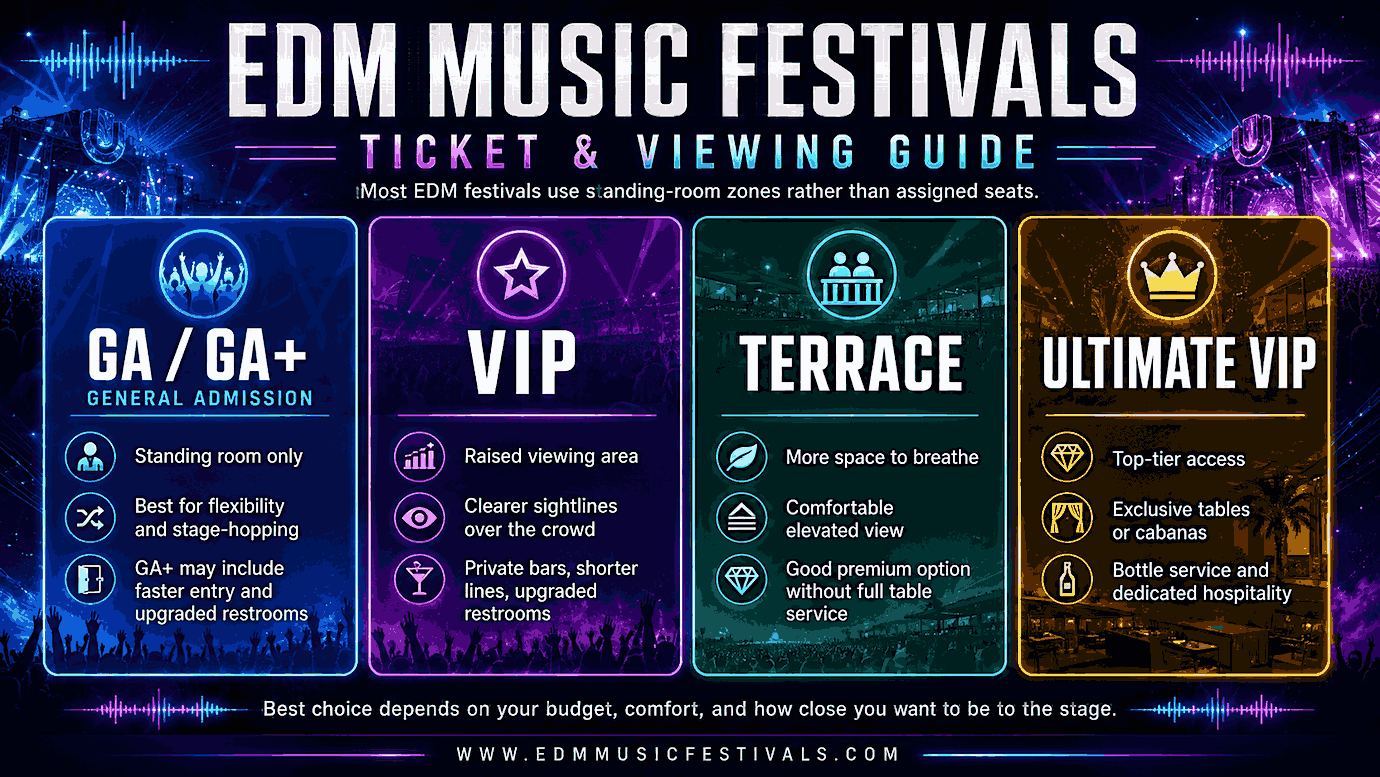 EDM Festival Ticket & Viewing Guide EDM Festival Ticket & Viewing Guide